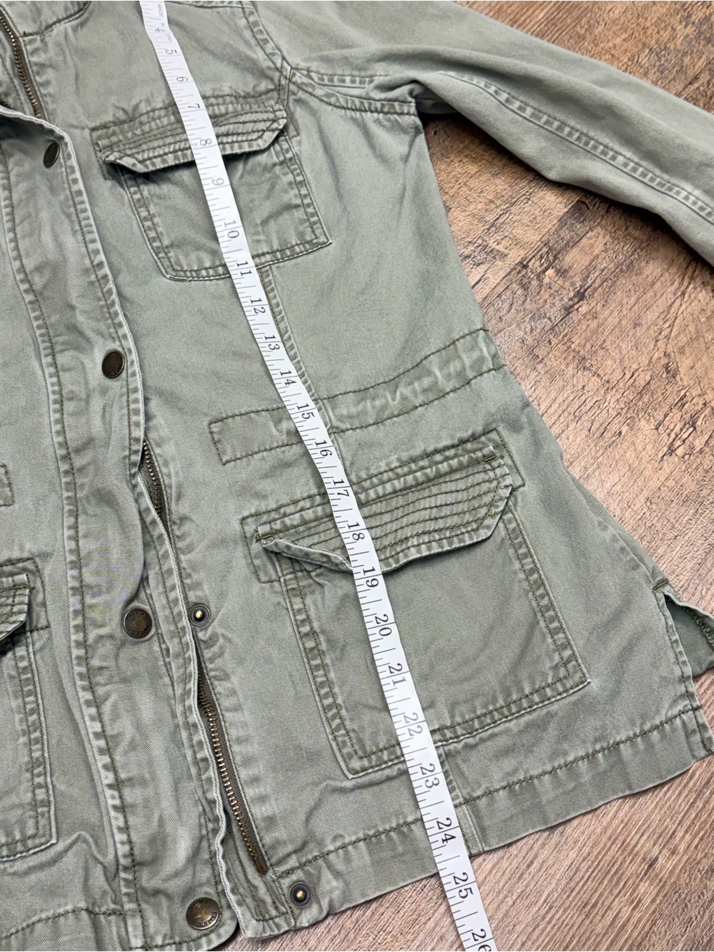 Hollister y2k Army Green Utility Jacket size small - Picture 11 of 12